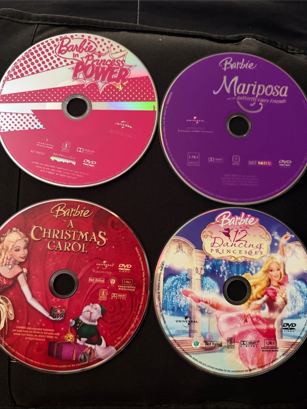 Barbie Movie DVD Set - Pink, Purple, Red, Multicolor